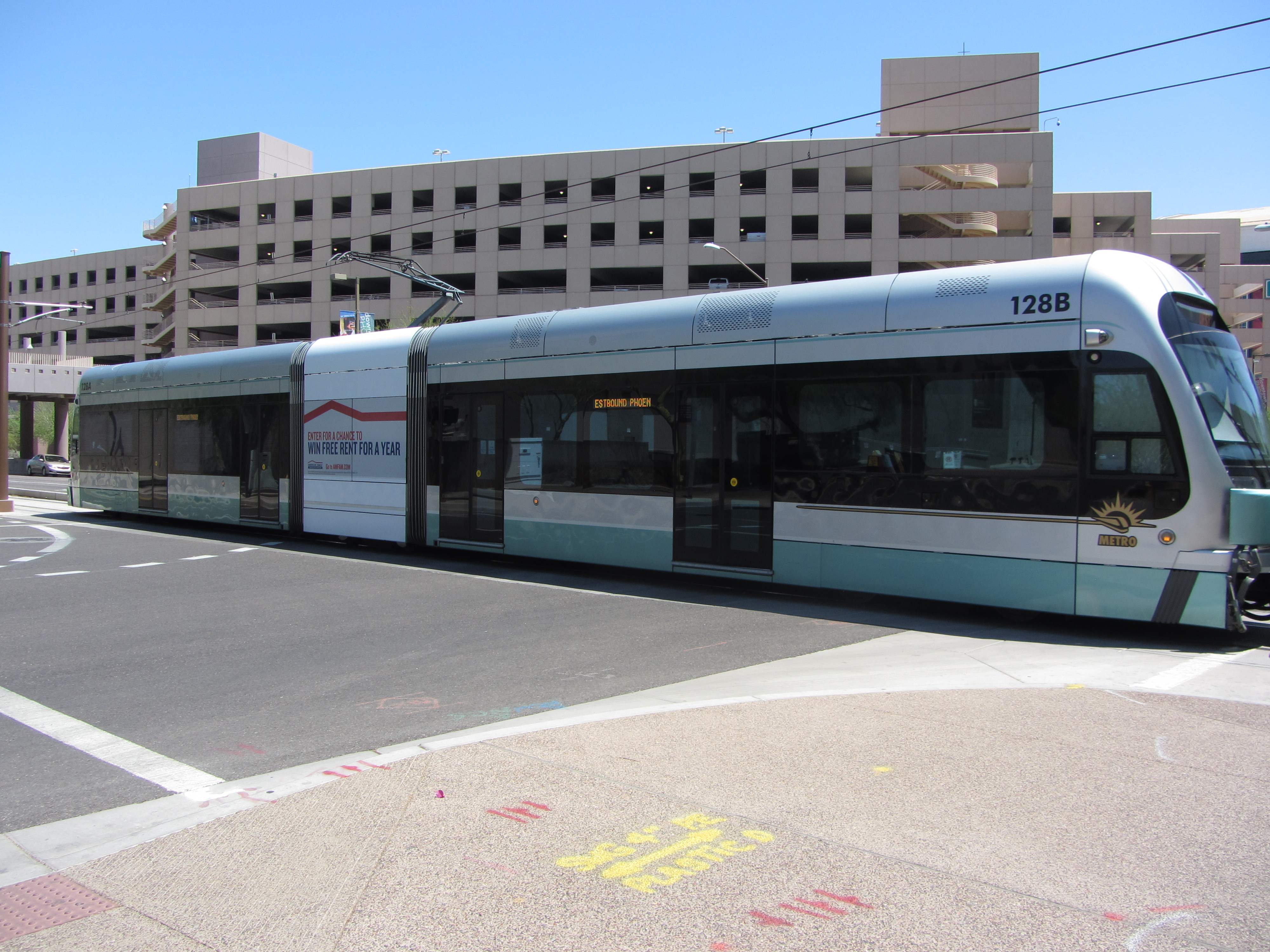 METRO Light Rail Wagon in Phoenix, Arizona