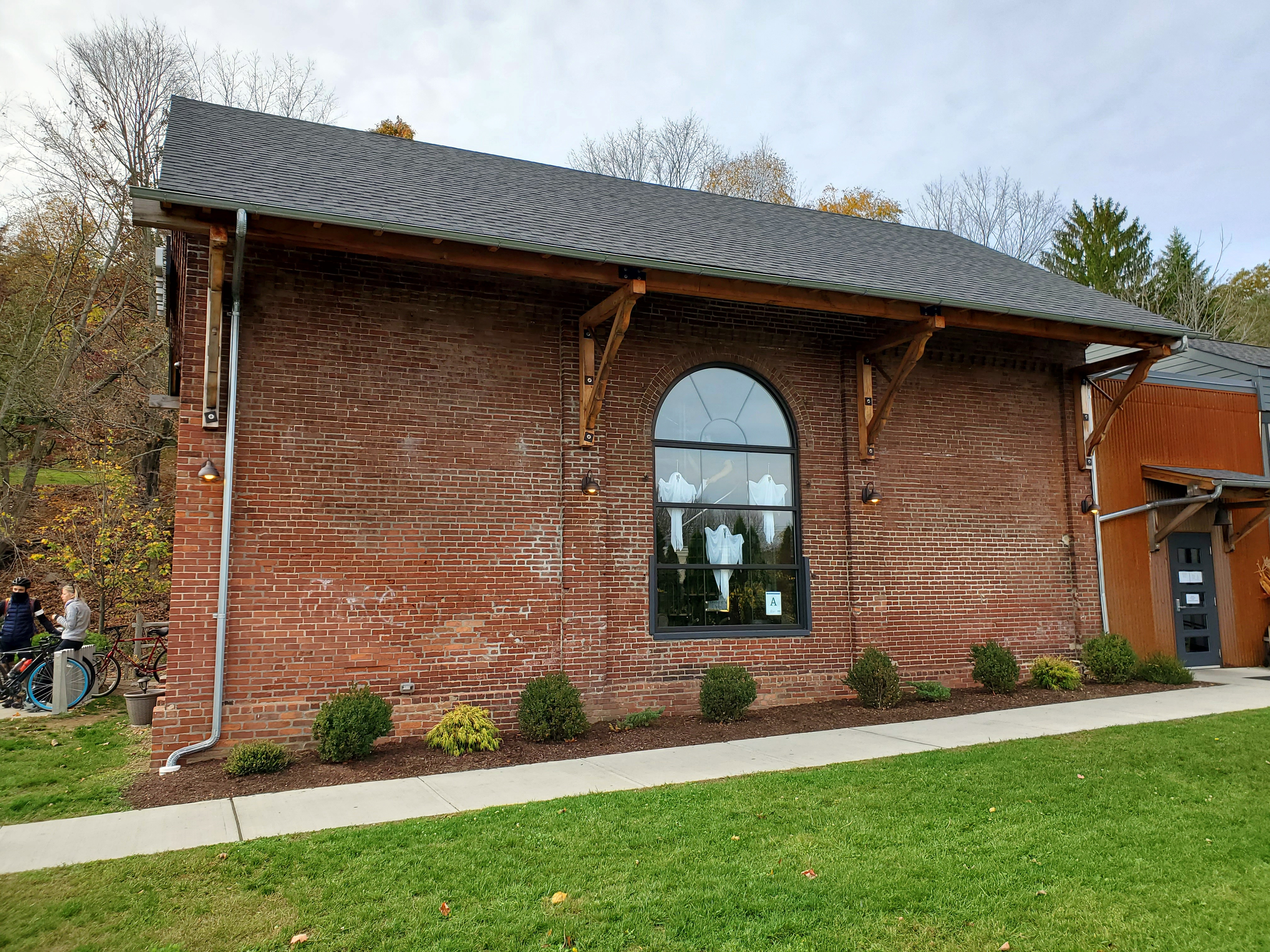 MiKro Depot restaurant in the former Mount Carmel freight house in October 2020
