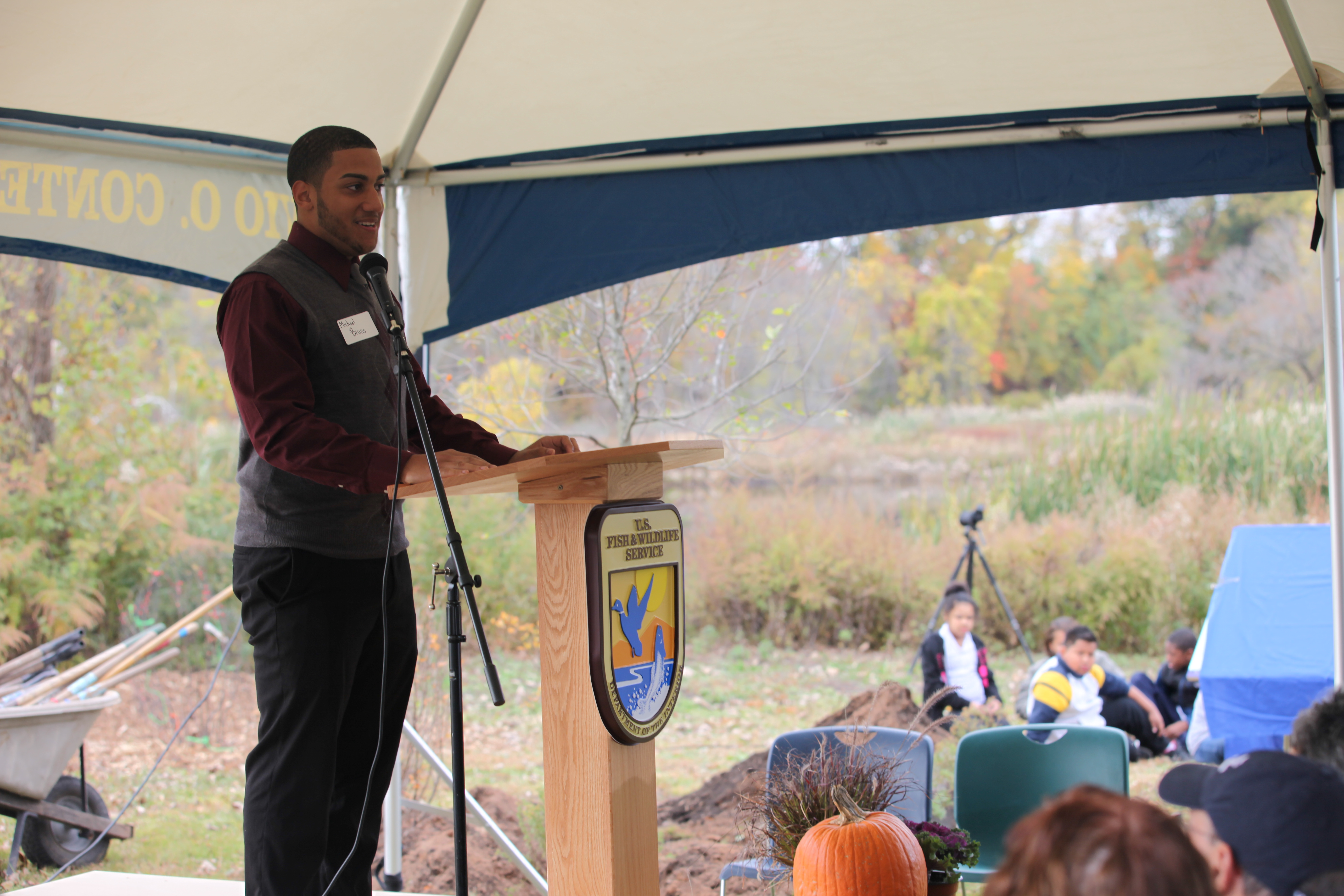 Michael Bruno, a graduate of Common Ground High School speaks about the influence the partnerships in New Haven have had on him.