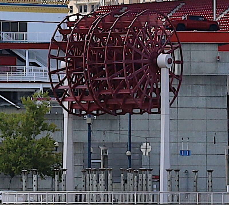 National Steamboat Monument in Cincinnati, Ohio.