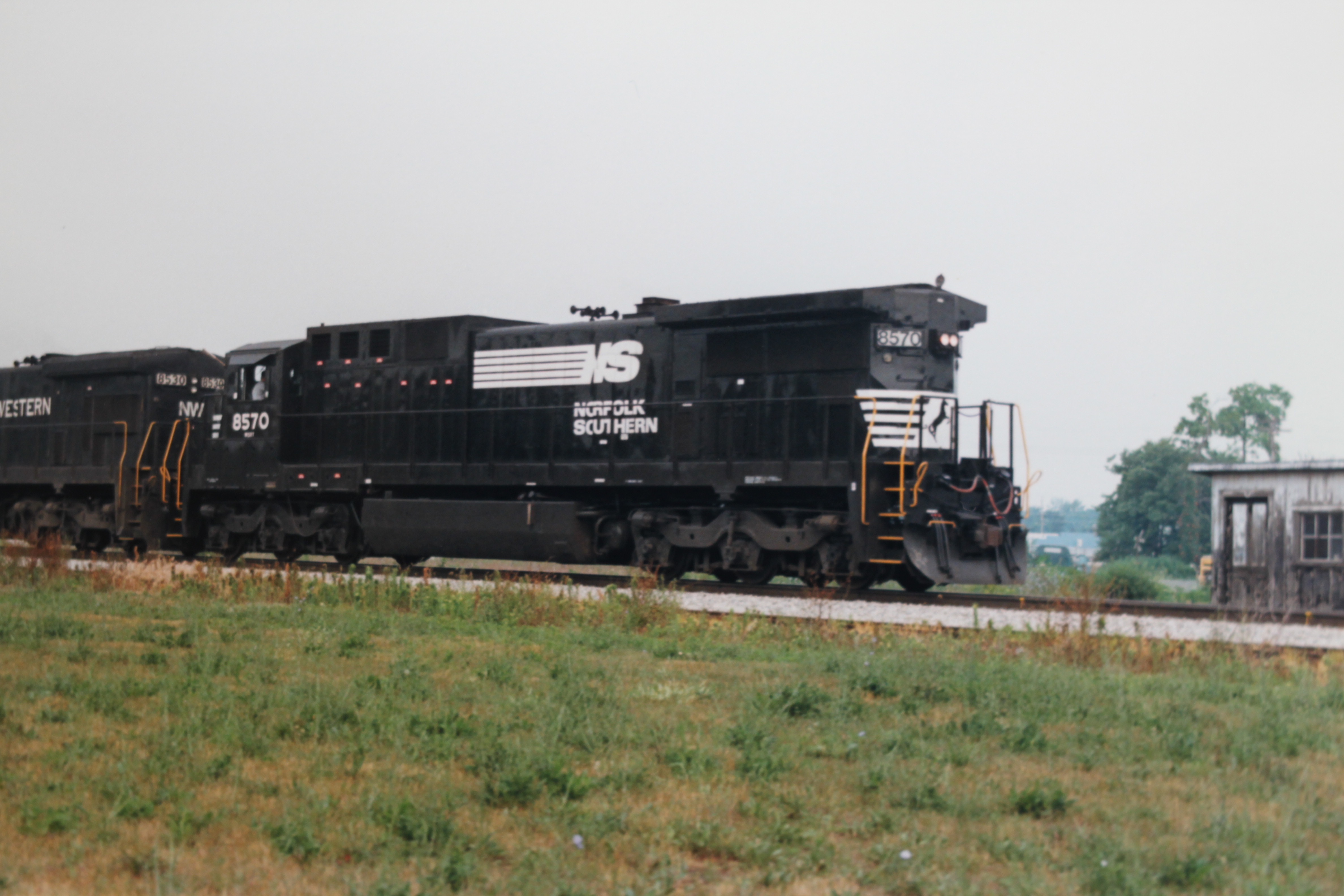 Tolono, IL, Eastern Railroad, 1987; digital copy of print. Complete indexed photo collection at WorldHistoryPics.com.
