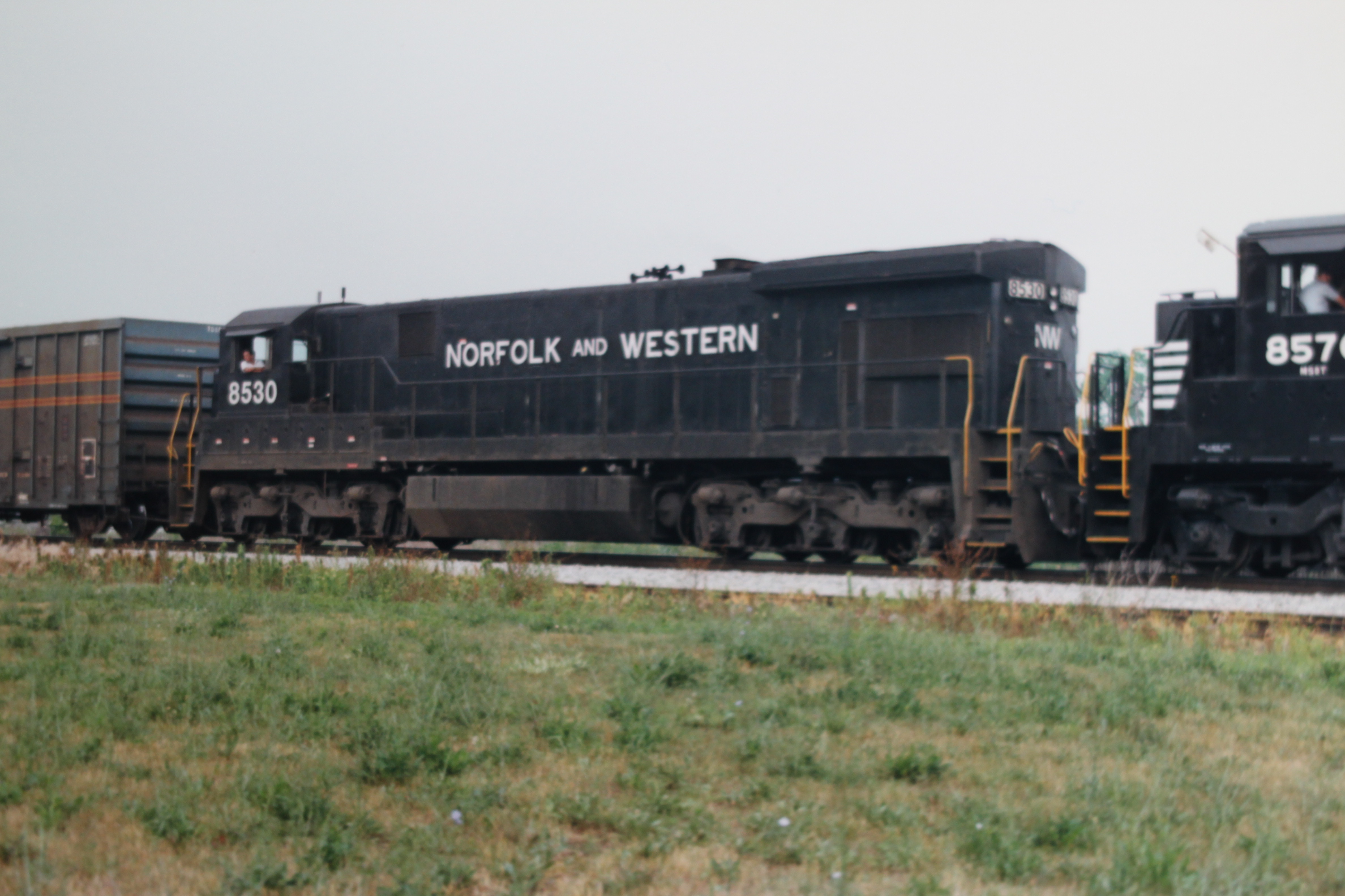 Tolono, IL, Eastern Railroad, 1987; digital copy of print. Complete indexed photo collection at WorldHistoryPics.com.