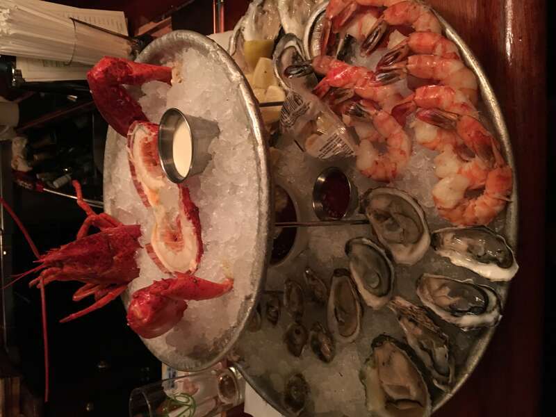 One of Mom's 70th birthday gifts was an Old Ebbitt oyster experience. We went for the Orca Platter