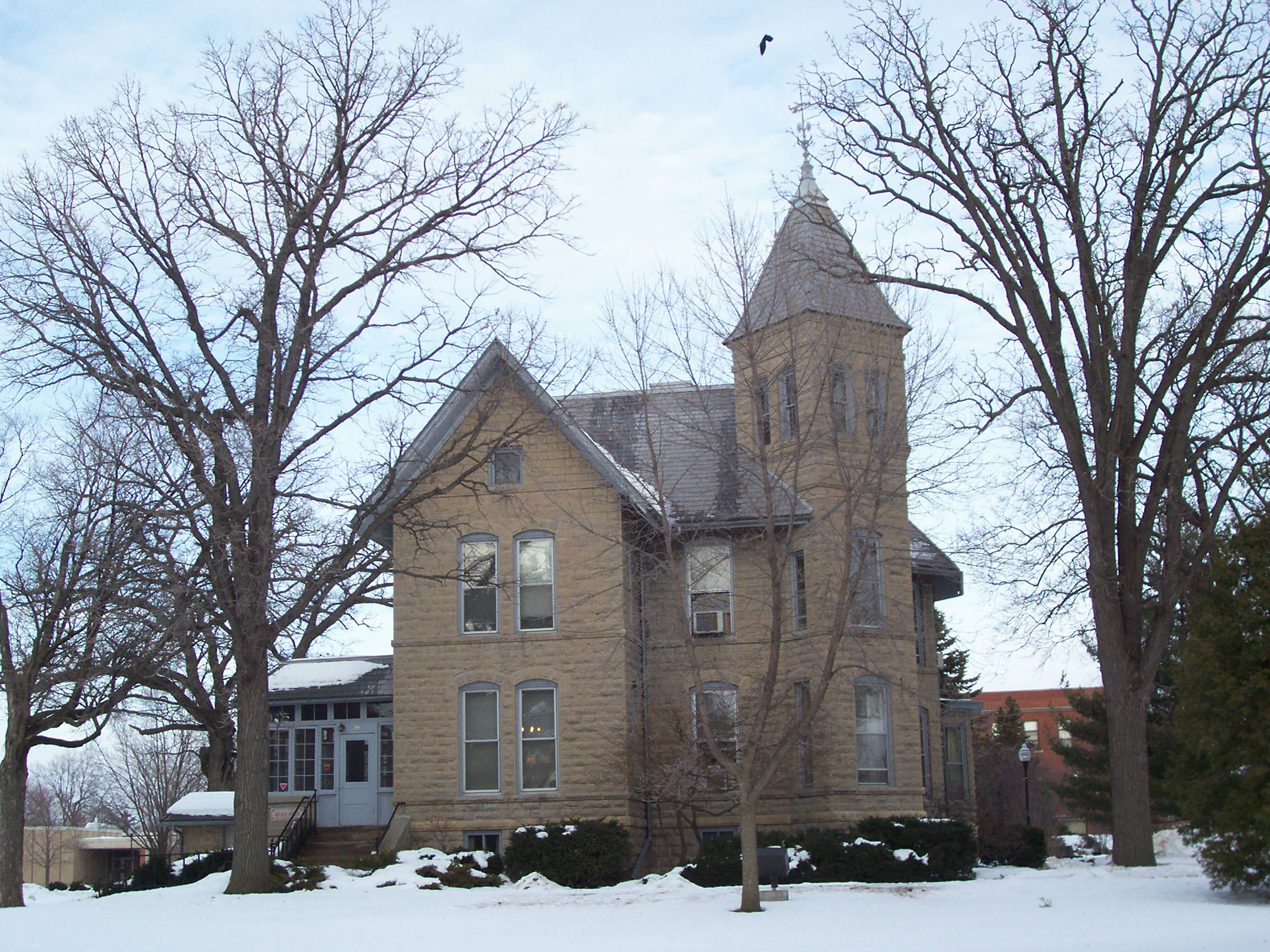 Oviatt House on the campus of the w:University of Wisconsin-Oshkosh. It is a nationally registered place.