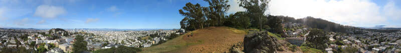 Panorama from Tank Hill in May 2020