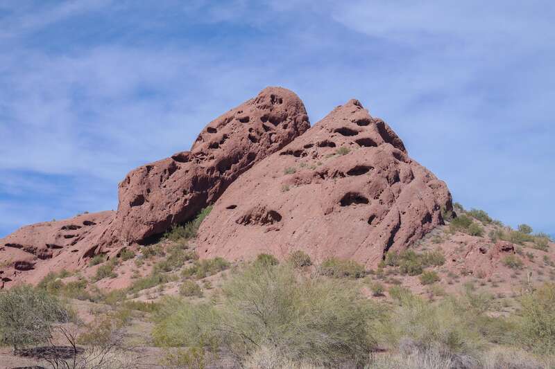Papago Park in the Phoenix metro area