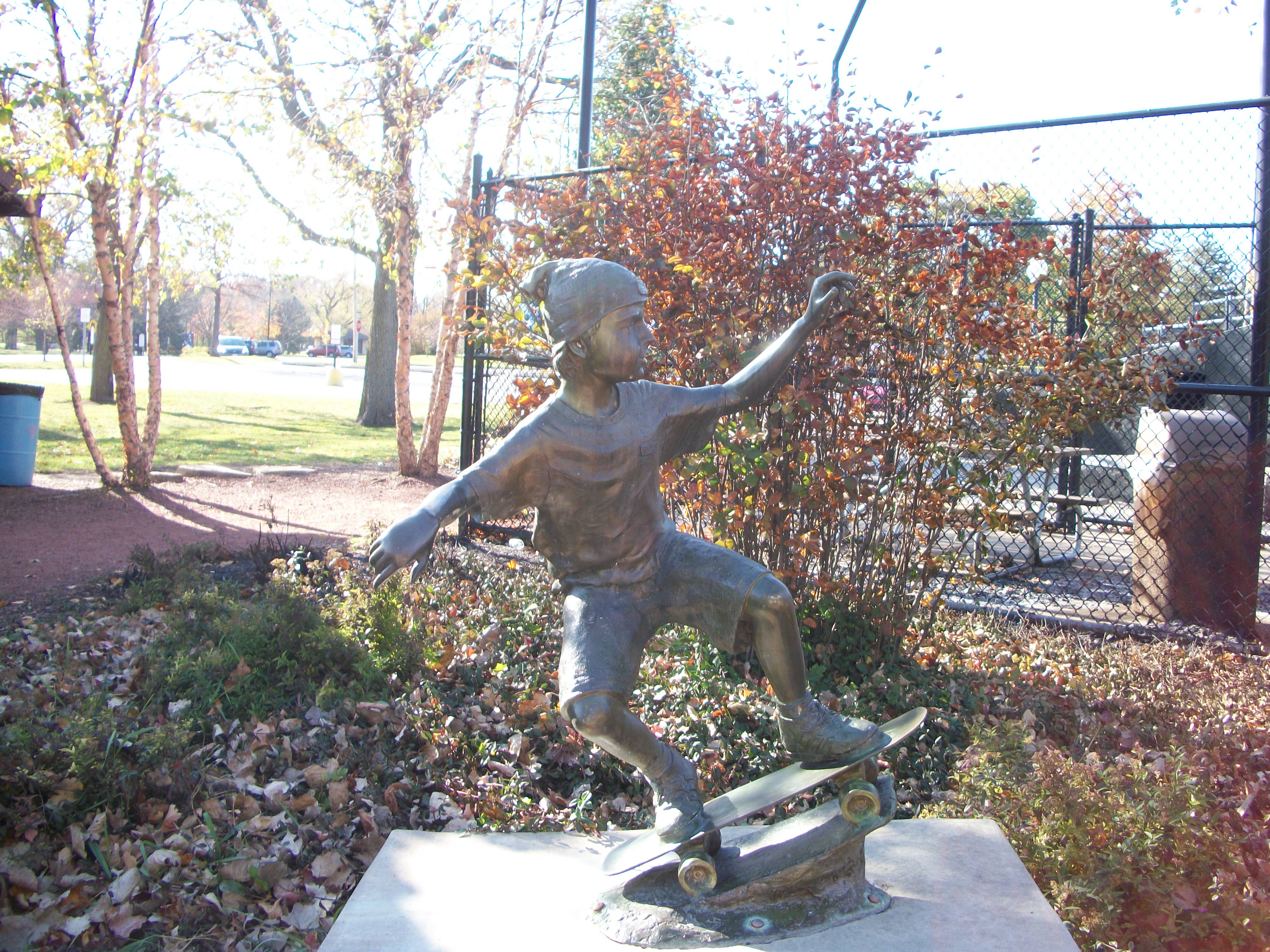 Skate Park Statue