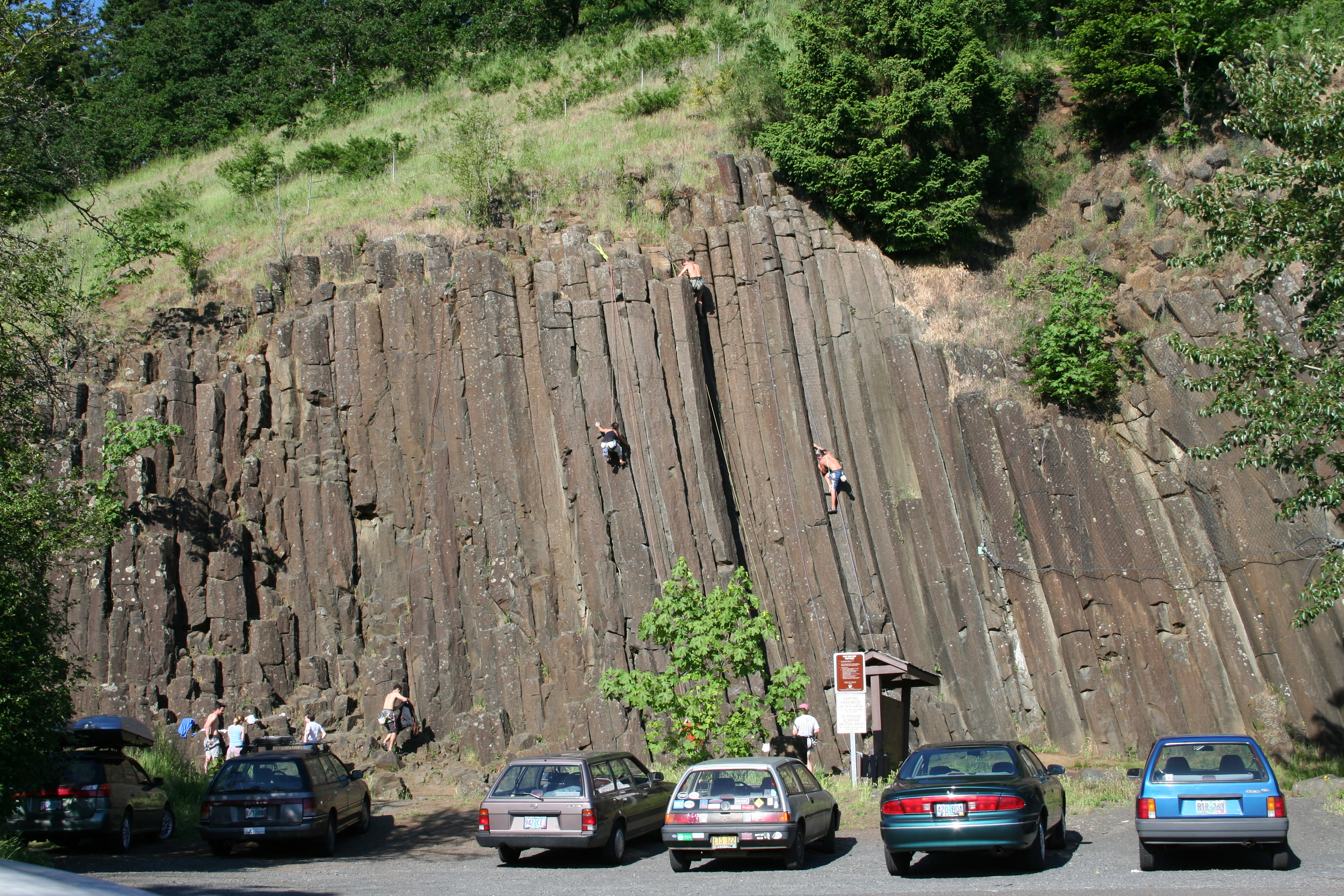 Rock Columns at Skinner Butte Park, Eugene, Oregon