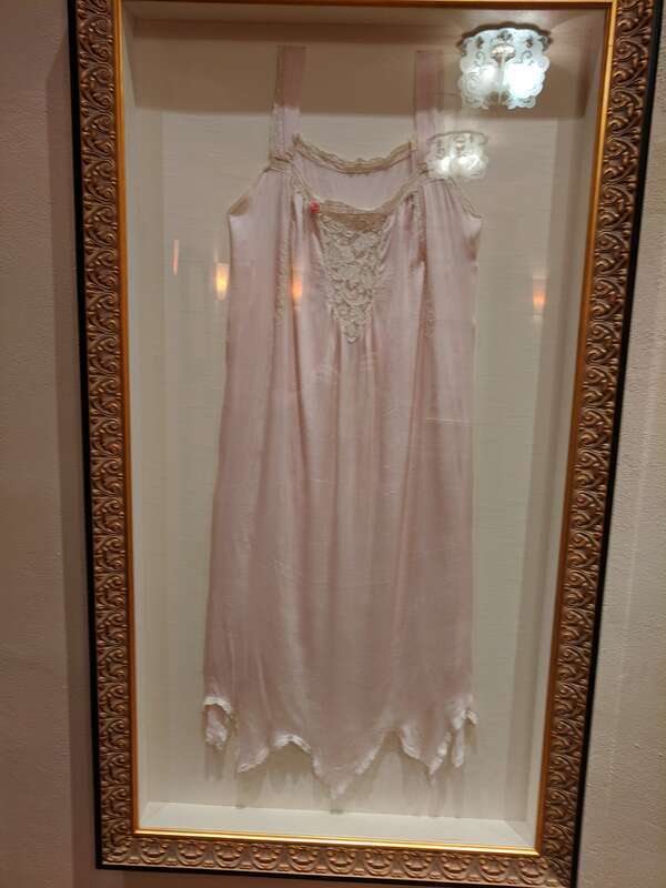 Slip dress at Plaza theatre