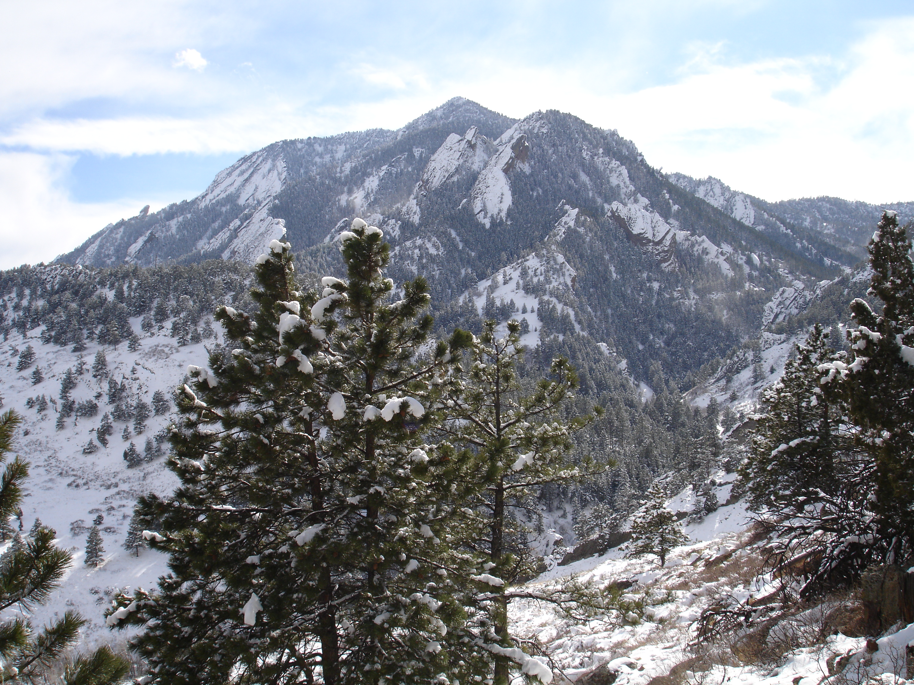 snow covered peak