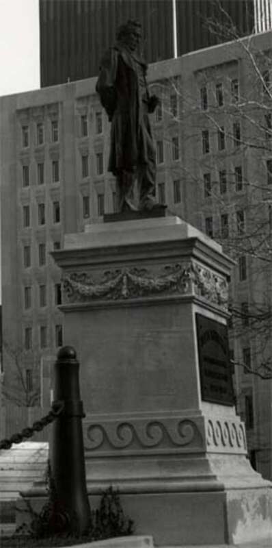 Soldiers &amp; Sailors Monument: James Whitcomb by John H. Mahoney (1899)