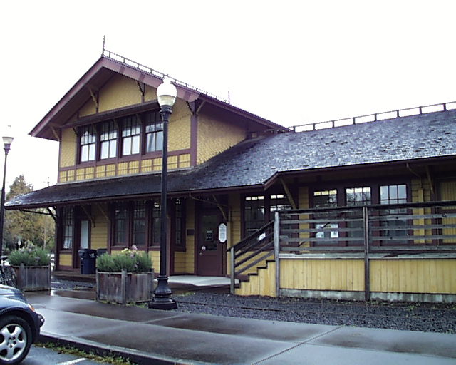 Springfield, Oregon Southern Pacific Depot, 1891--the oldest depot of its type in Oregon