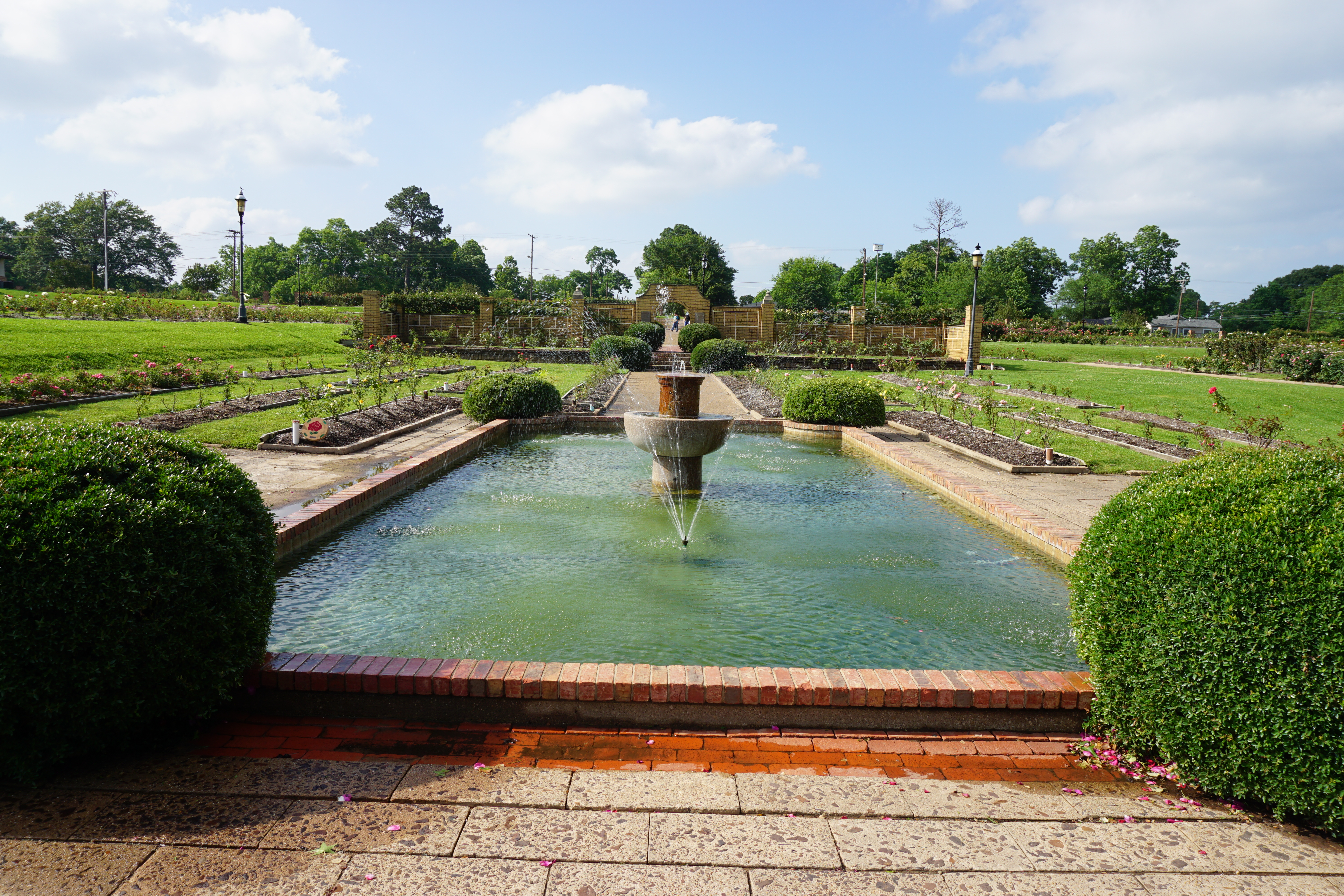 The Rose Garden at the Rose Garden Center in Tyler, Texas (United States).