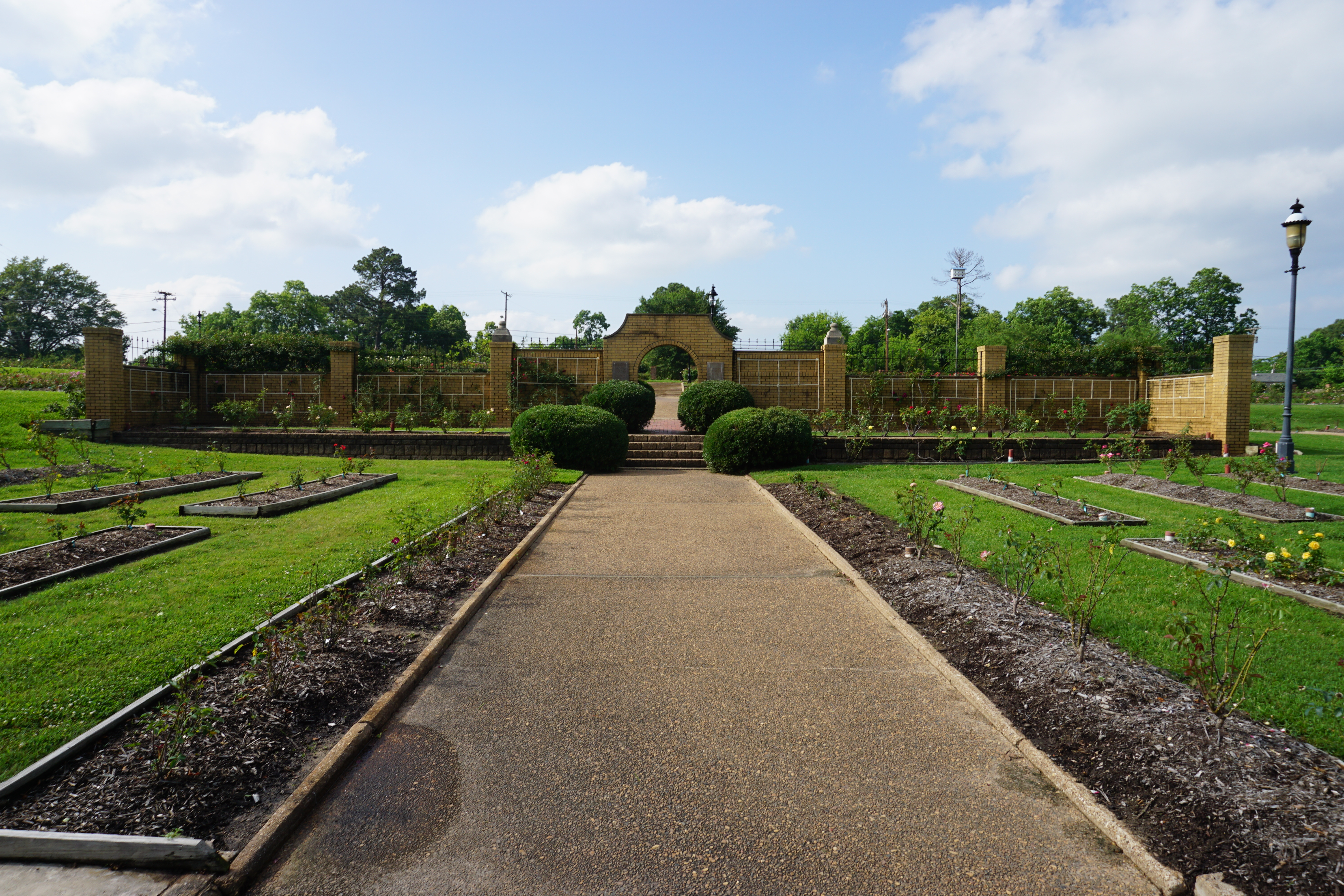 The Rose Garden at the Rose Garden Center in Tyler, Texas (United States).