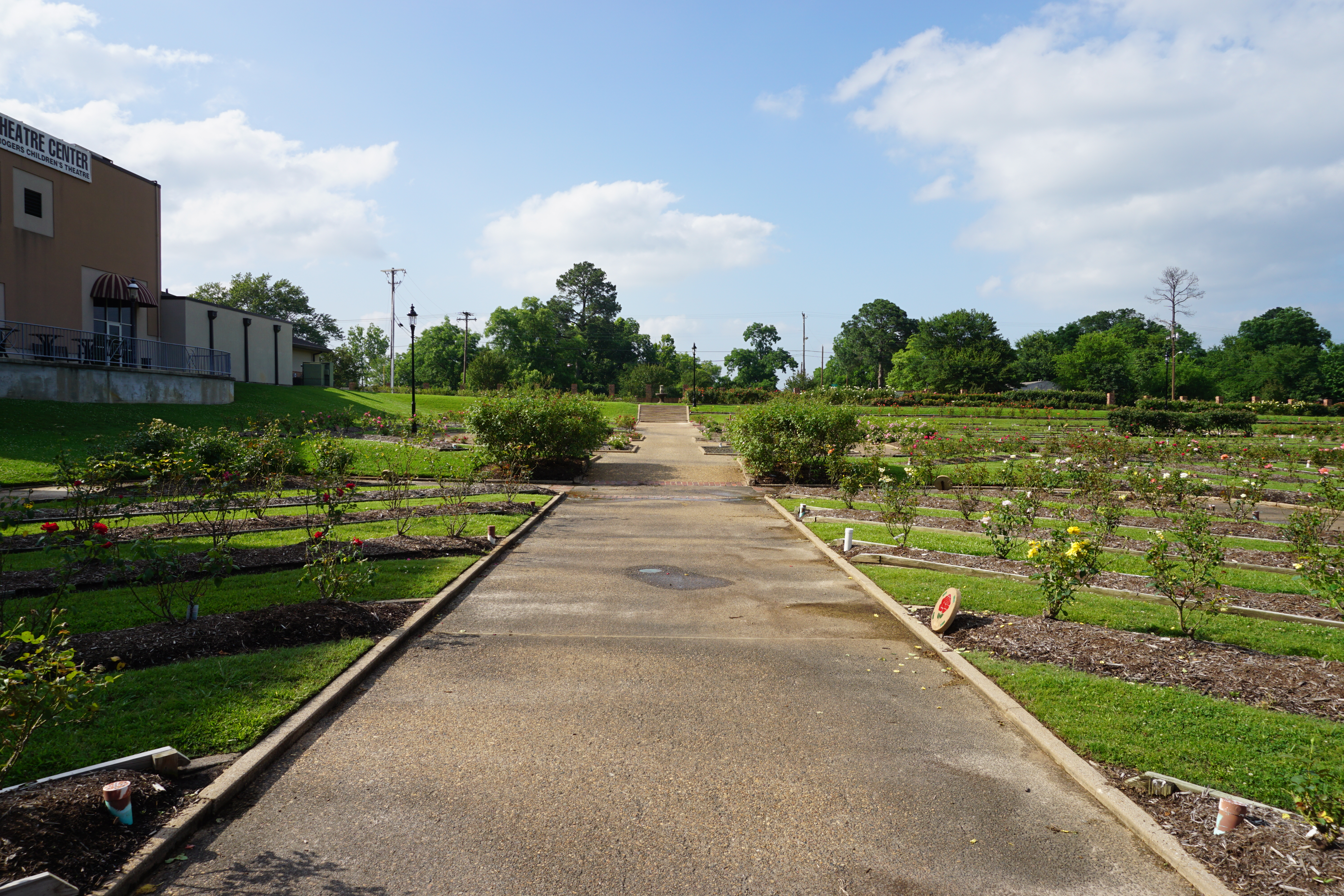 The Rose Garden at the Rose Garden Center in Tyler, Texas (United States).
