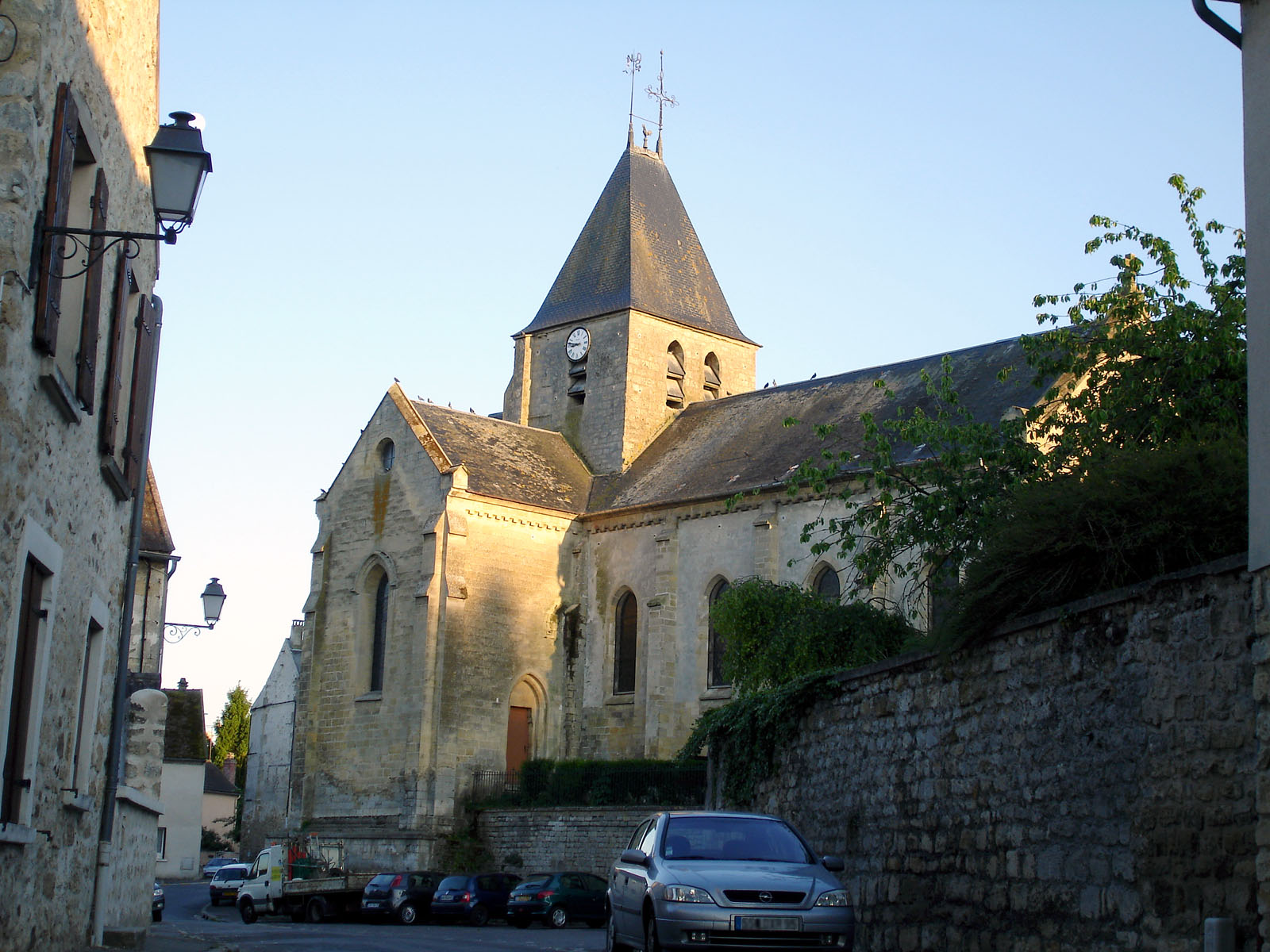 L'église d'Us, Val-d'Oise, France.