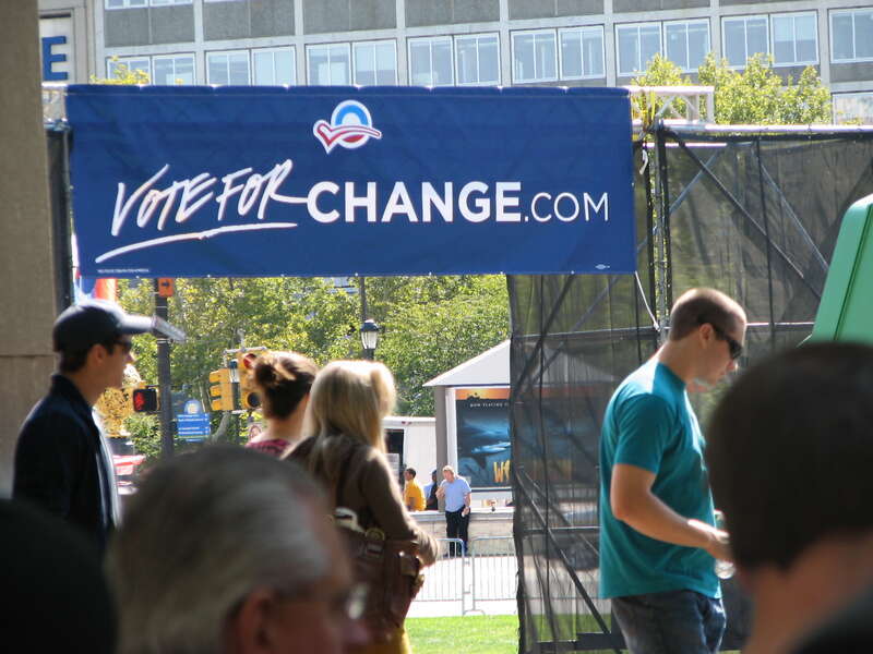 2008 Obama election campaign in Philadelphia