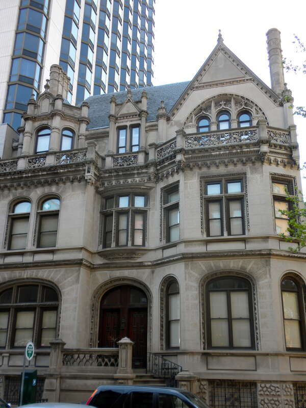 House in the Walnut-Chancellor Historic District	(on Walnut St, South side).  District on the NRHP since December 1, 1980.  district covers 20th to 21st, Walnut and Chancellor Streets, mainly the 2000 block of Walnut.	In Rittenhouse Square West