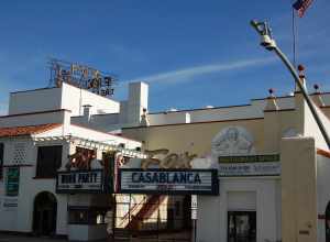 Street view of the historic Fullerton Fox Theatre