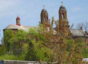Sacred Heart Church viewed from East Madison Street