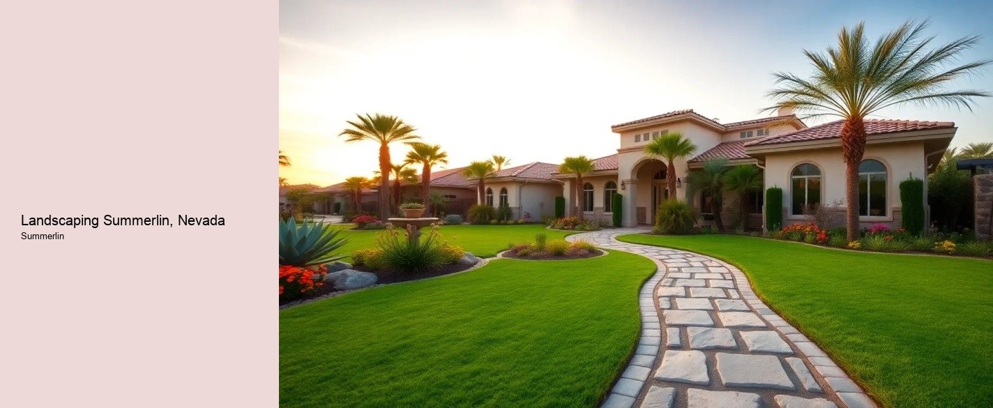 Landscaping Summerlin: A Guide to Irrigation Systems