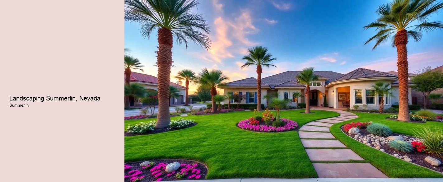 Timing is Crucial in Summerlin Landscaping
