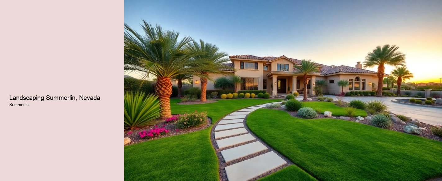 What to Anticipate from Summerlin Landscapers