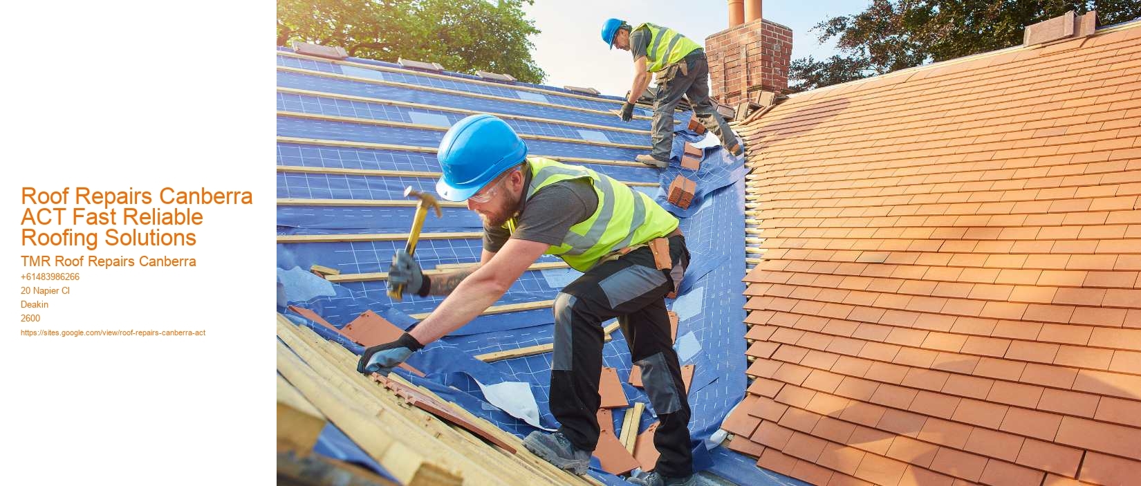 Roof Repairs Canberra ACT Fast Reliable Roofing Solutions