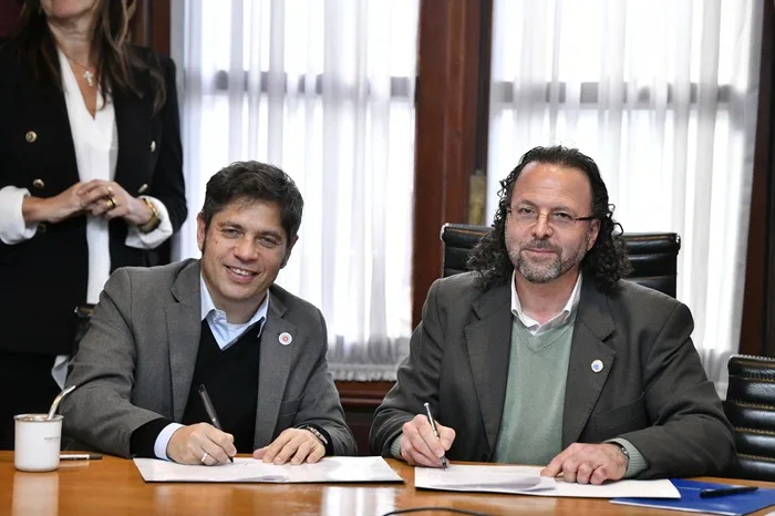 Kicillof firmó convenios con Uruguay en ciencia y desarrollo agrario
