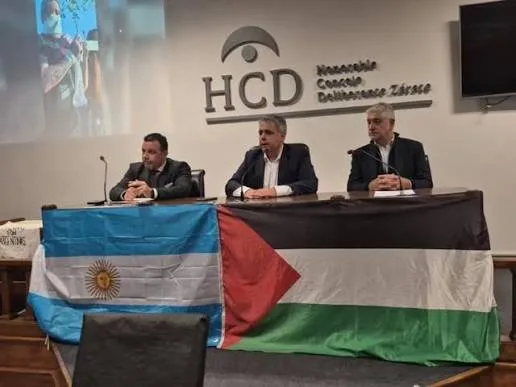Polémica en Zárate por acto pro Palestina en el Concejo Deliberante