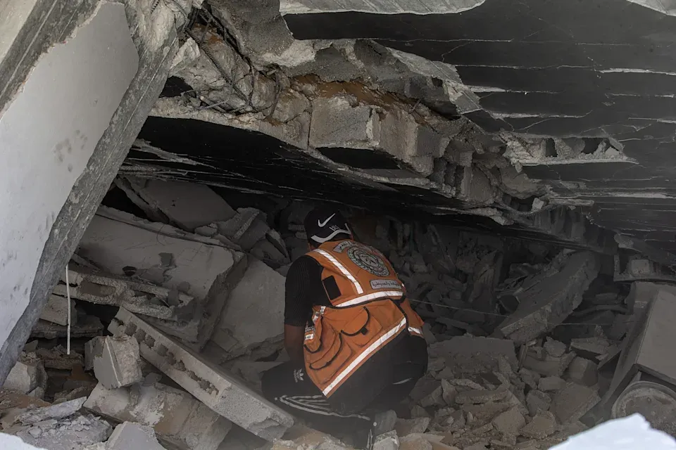 Derrumbe en Ciudad de Gaza: al menos 22 muertos y 14 heridos
