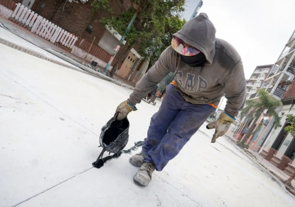 Quilmes avanza con la repavimentación en el centro de Bernal