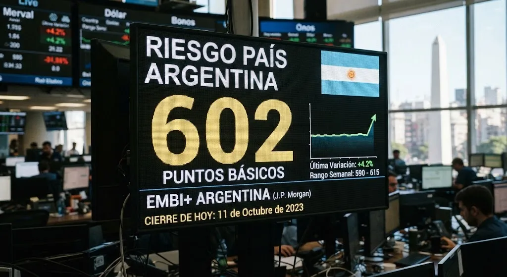 Riesgo país superó los 600 puntos y alcanzó su nivel más alto en cinco meses