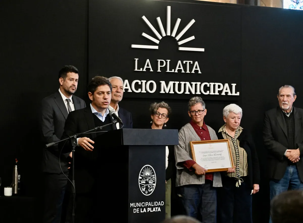 Kicillof reconoció en La Plata a Sergio Karakachoff a 50 años de su desaparición