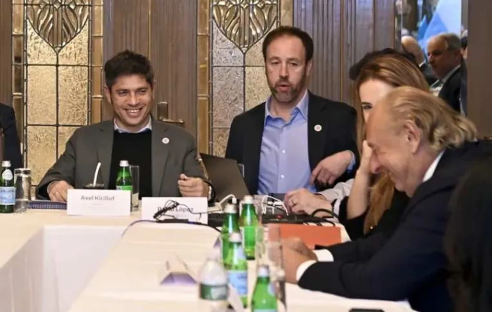 El exfuncionario José Luis Manzano se sumó a la comitiva de Kicillof en Nueva York