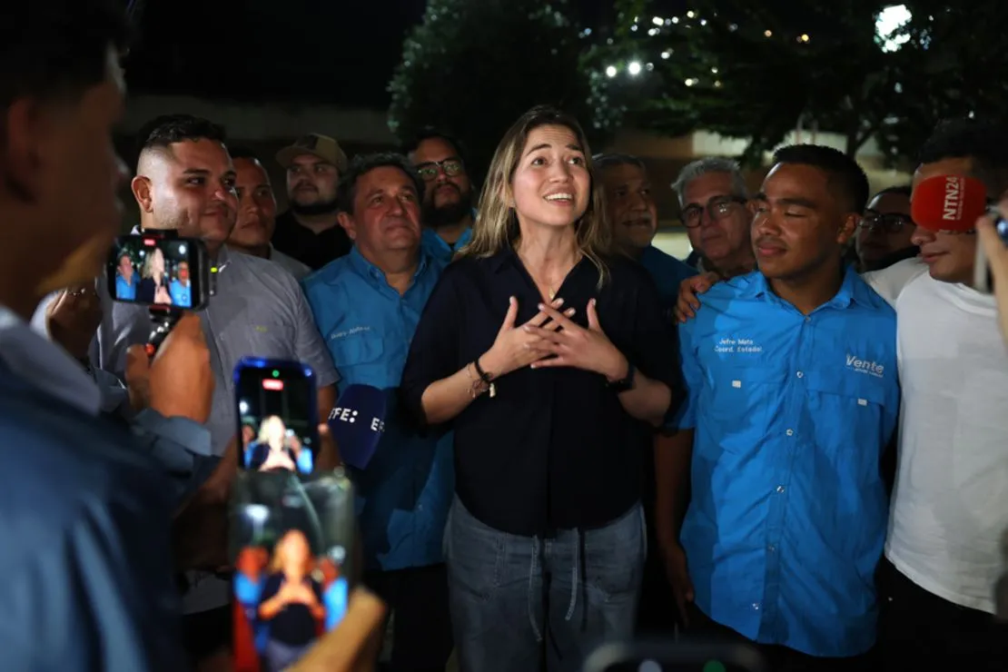 Claudia Macero, jefa de prensa de María Corina Machado, regresa a Caracas