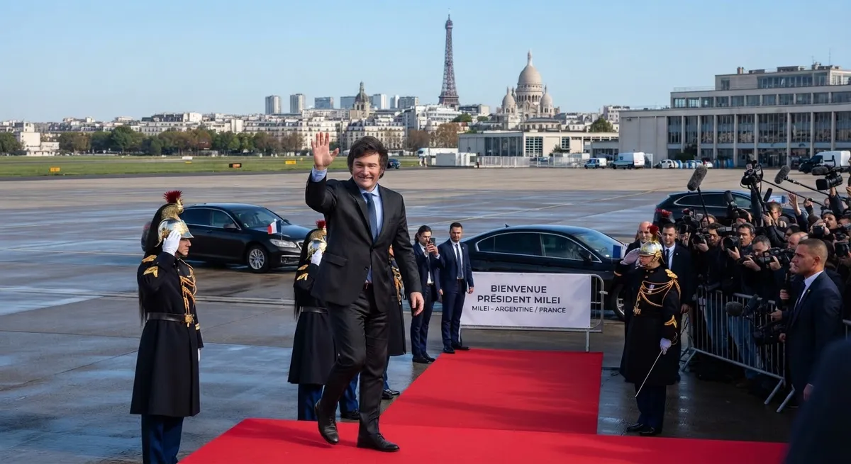 Milei llega a París para la Argentina Week con foco en energía y minería