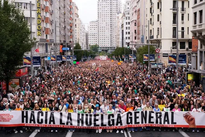 España: el Congreso tumbó dos decretos de vivienda y crecen las protestas