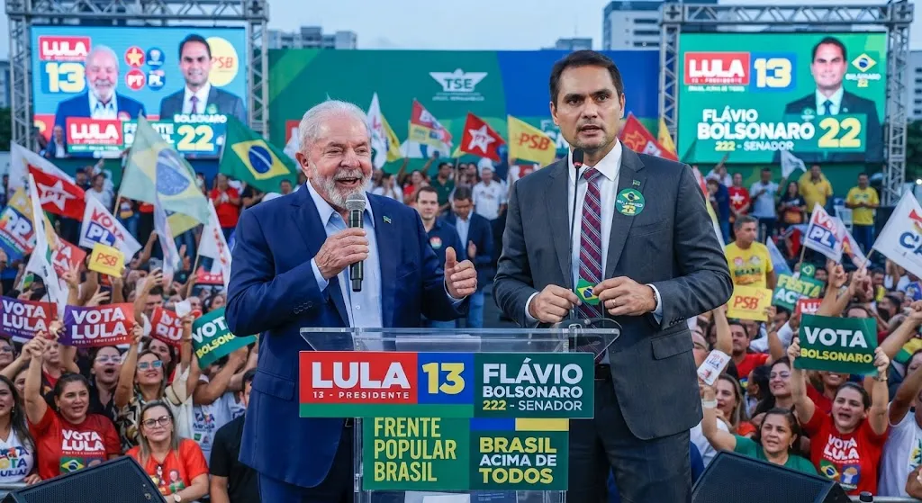 Brasil elige presidente: Lula y Flávio Bolsonaro llegan empatados a la primera vuelta