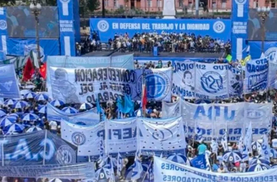 La CGT marcha a la Secretaría de Industria con la consigna por Malvinas y la industria nacional