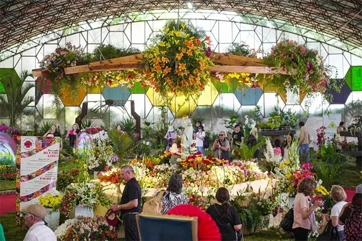 La Fiesta Nacional de la Flor en Escobar convocó a más de 122 mil personas