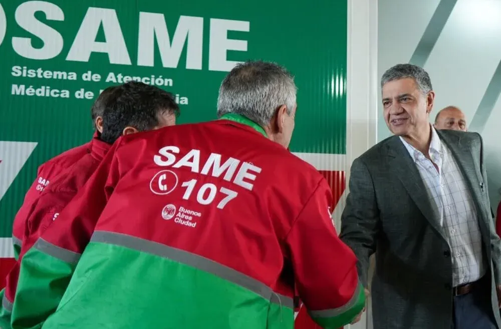 Jorge Macri abrió la octava base del SAME en Palermo y la Ciudad llegó a 32