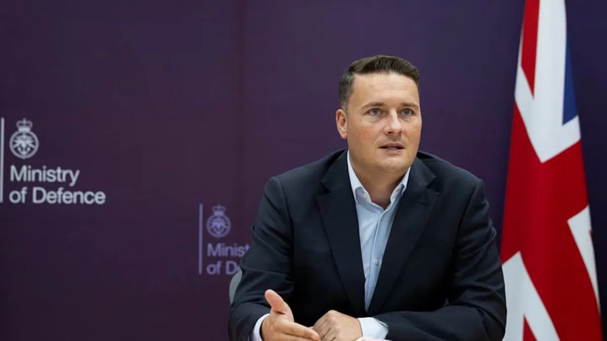 Wes Streeting advirtió que el Reino Unido tiene 1000 días para prepararse para la guerra
