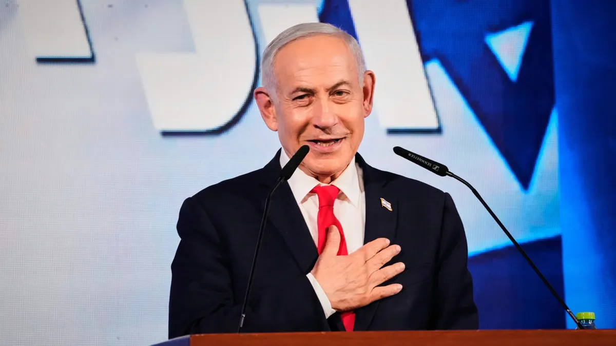 El bloque de Netanyahu suma 54 escaños con el 76,8% escrutado en Israel