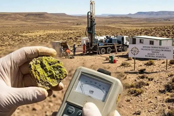 EDHIPSA notificó cateos de uranio por casi 30.000 hectáreas en Río Negro