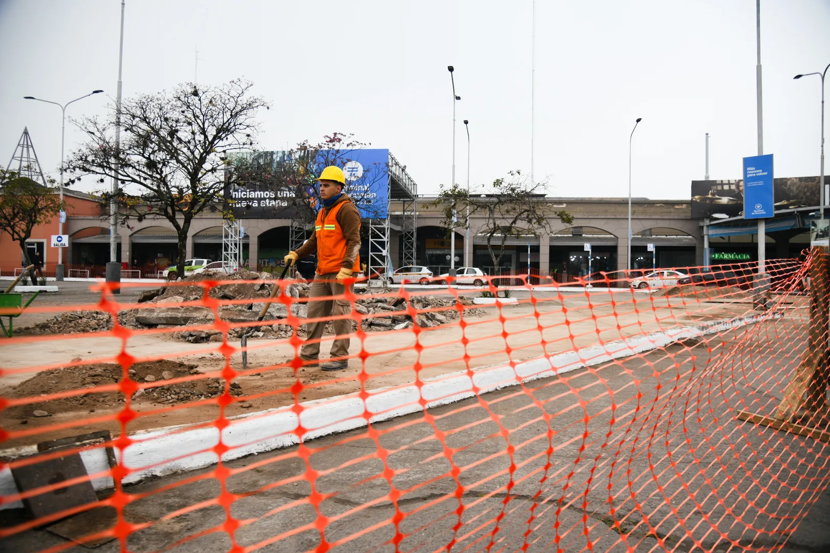 Avanzan obras de modernización en la Terminal de Ómnibus