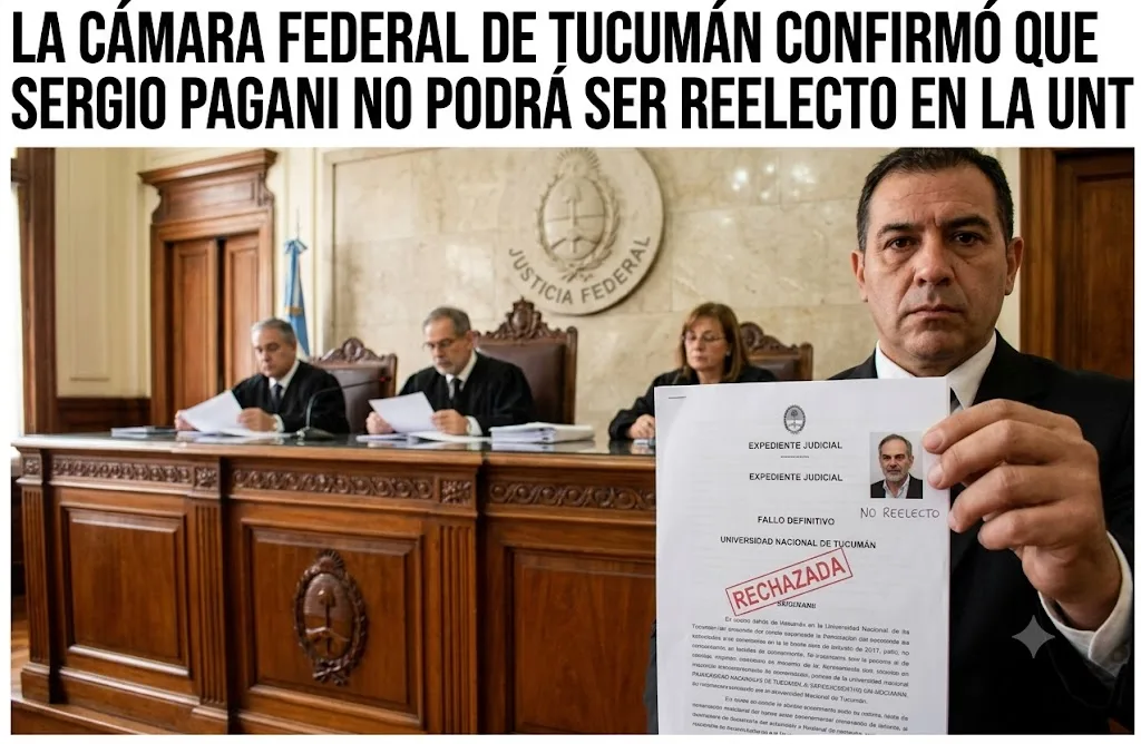 La Justicia confirmó que Sergio Pagani no podrá ser reelecto en la UNT