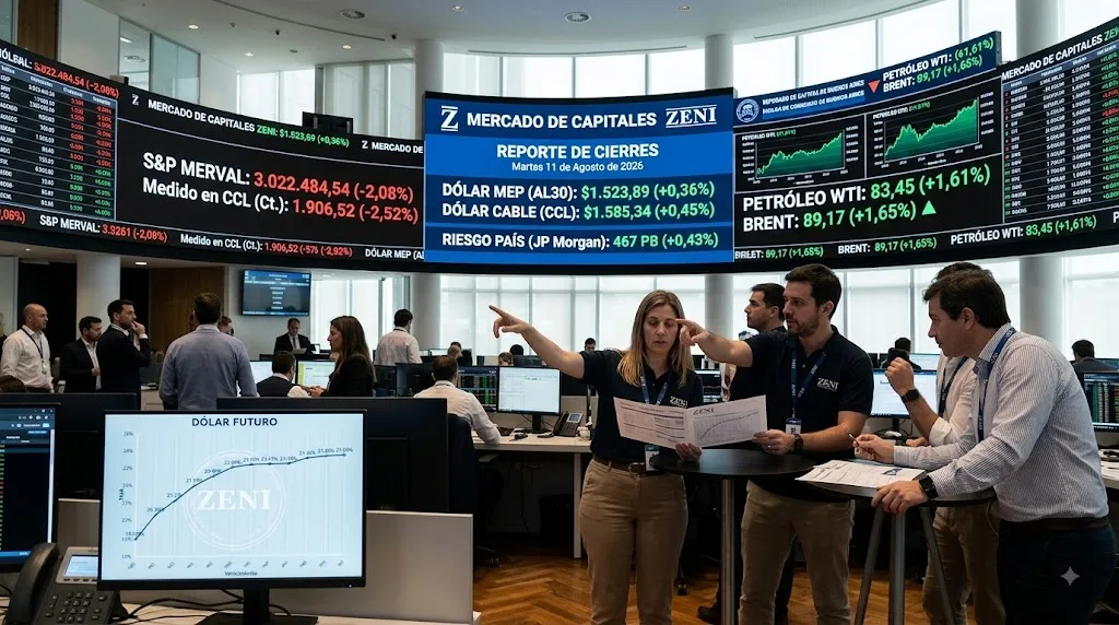Caída en las Acciones Locales, Presión en el Riesgo País y Sostenimiento de la Deuda Corta