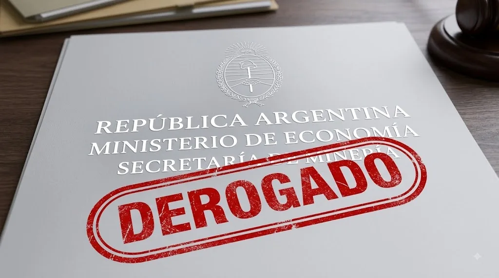 La Secretaría de Minería derogó ocho resoluciones de programas previos