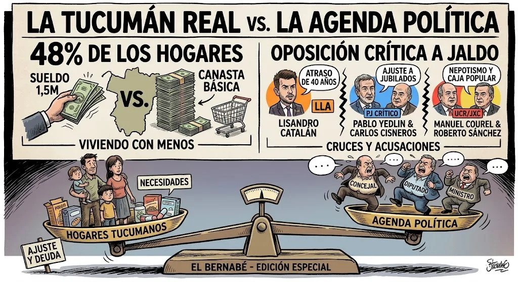 La Tucumán real vs. la agenda política: cruces por los alarmantes datos de pobreza